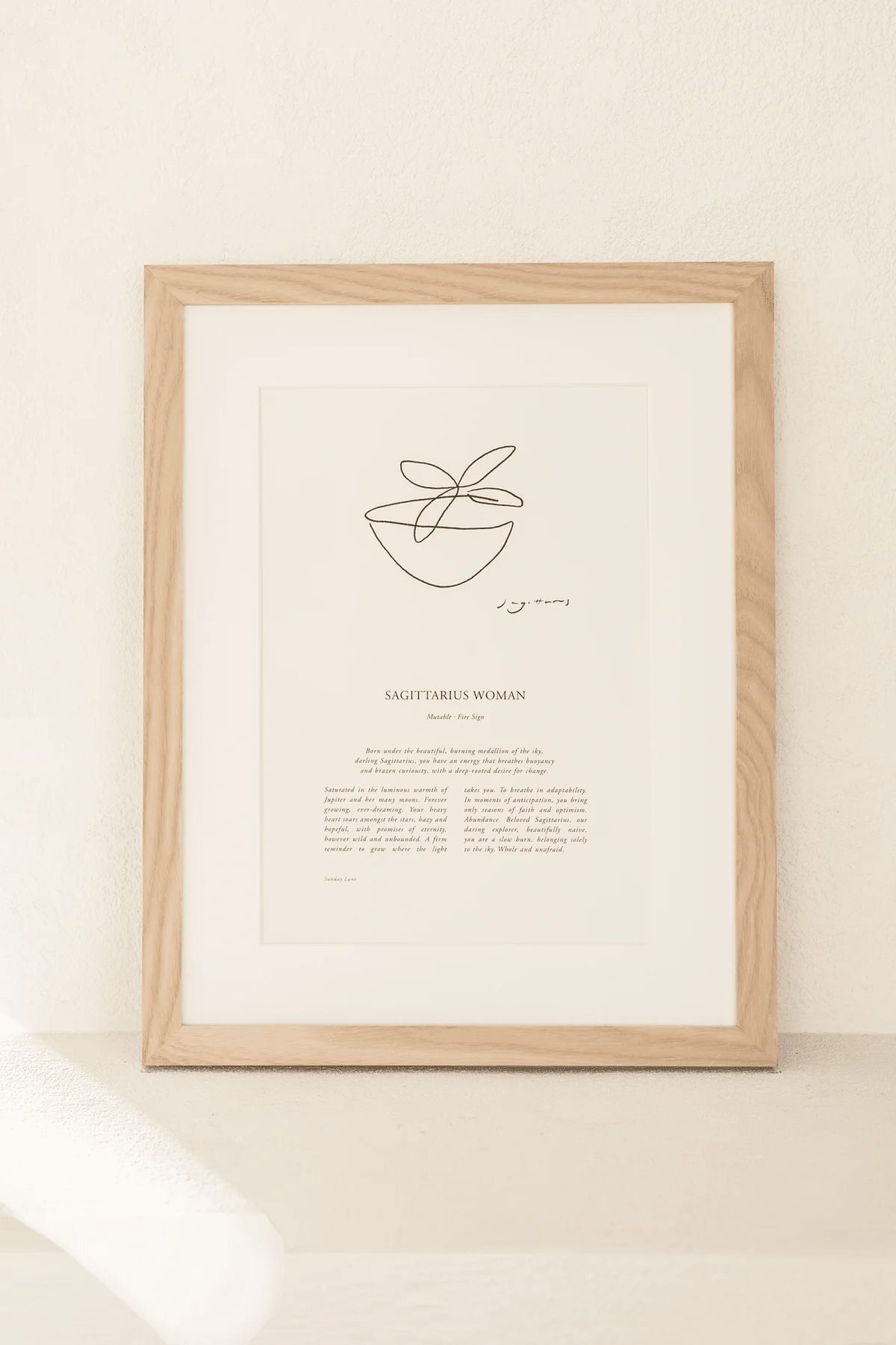 Sagittarius 5 - Wall Art - Sunday Lane - Women's fashion at The Freedom State