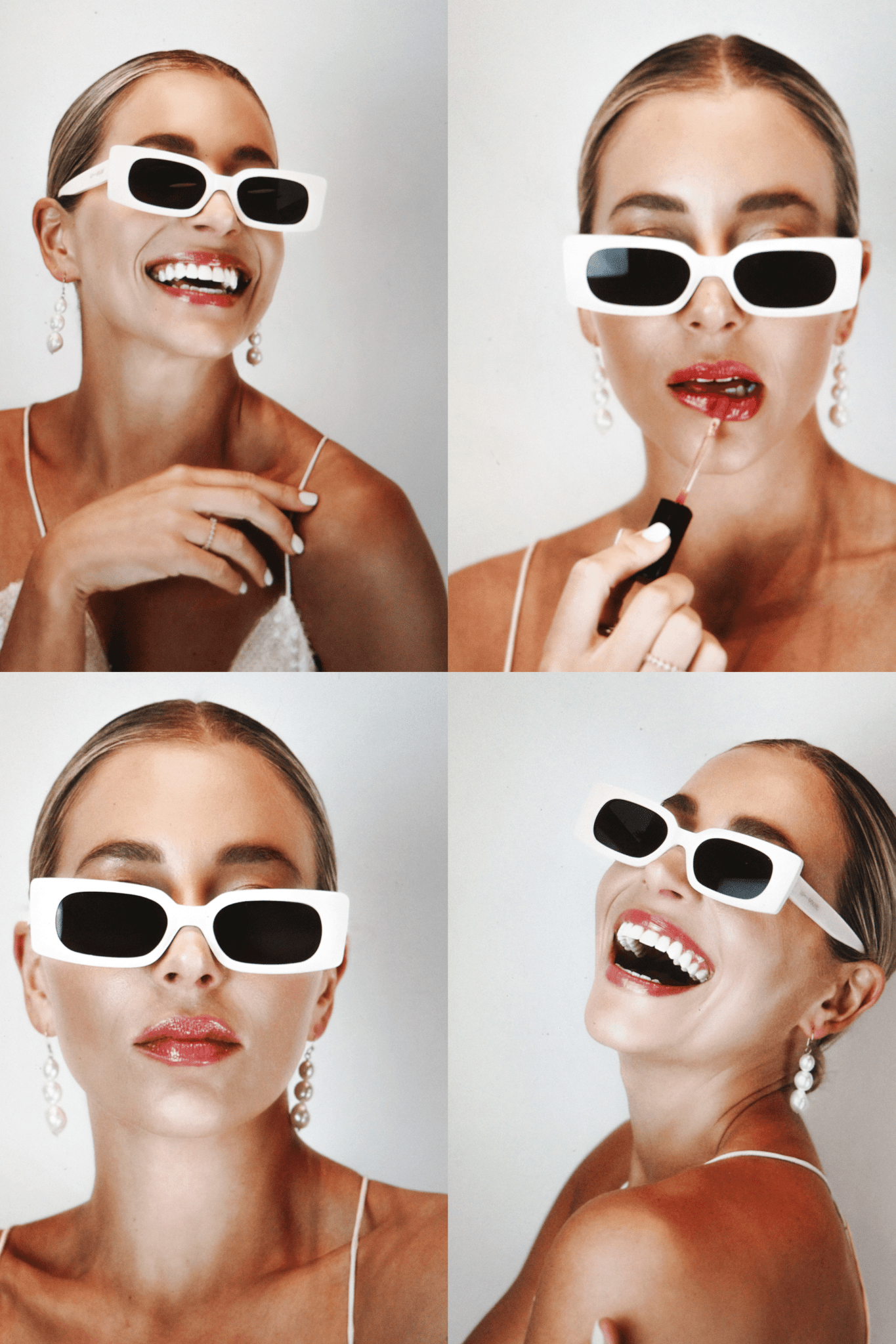 Salome X Holly Kingston Sunglasses - Vanilla - Sunglasses - Lu Goldie - Women's fashion at The Freedom State