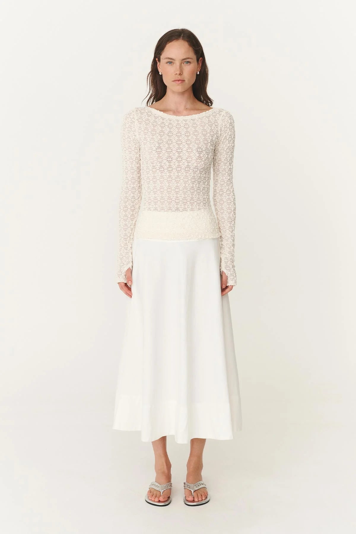 Samantha Clove Lace Top - Creme - Fashion Tops - Rowie The Label - Women's fashion at The Freedom State