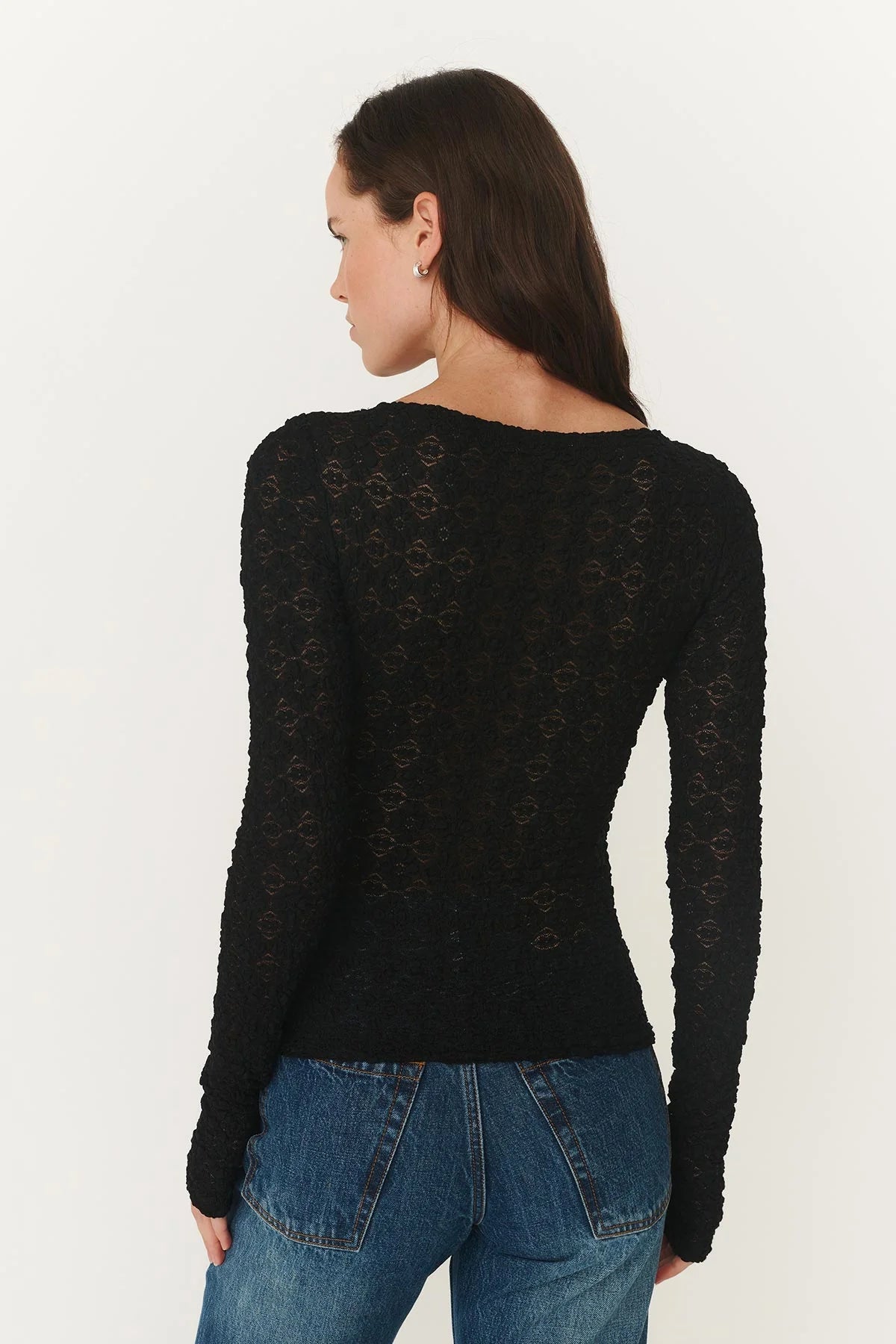 Samantha Clove Lace Top - Noir - Fashion Tops - Rowie The Label - Women's fashion at The Freedom State