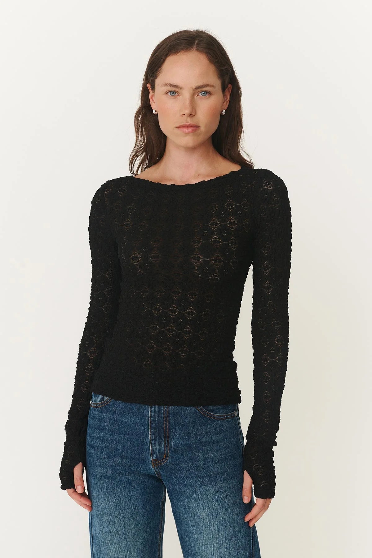 Samantha Clove Lace Top - Noir - Fashion Tops - Rowie The Label - Women's fashion at The Freedom State