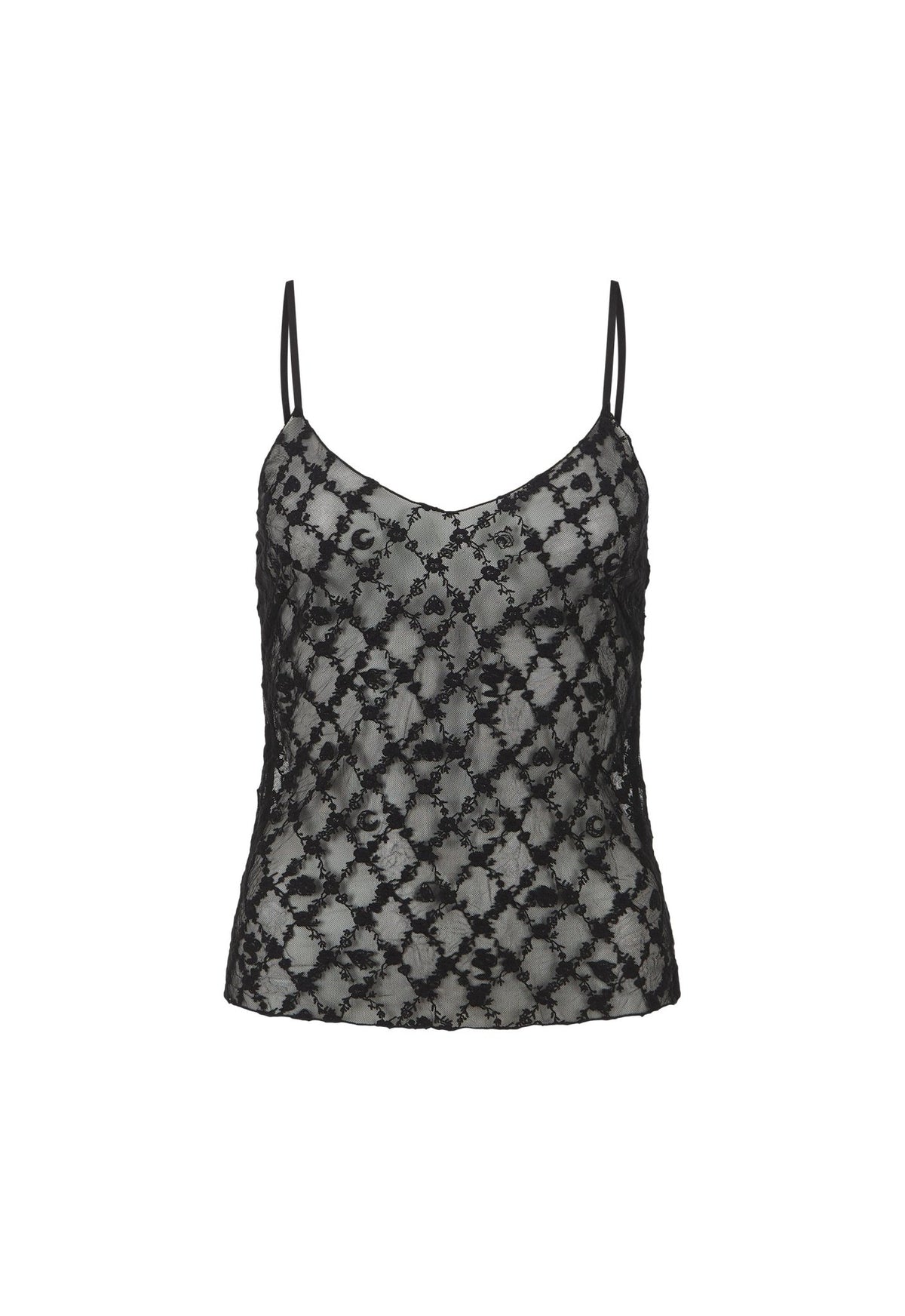 Serpent Lace Cami - Noir - Fashion Tops - Spell - Women's fashion at The Freedom State