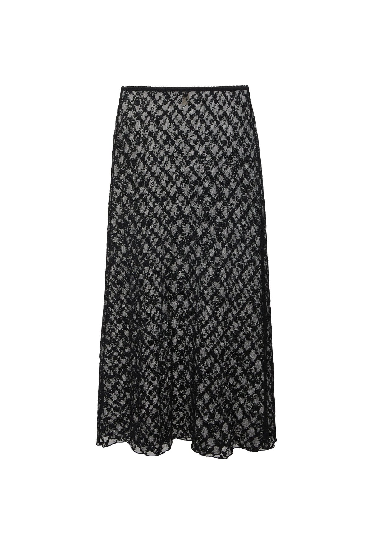 Serpent Lace Maxi Skirt - Noir - Skirts - Spell - Women's fashion at The Freedom State
