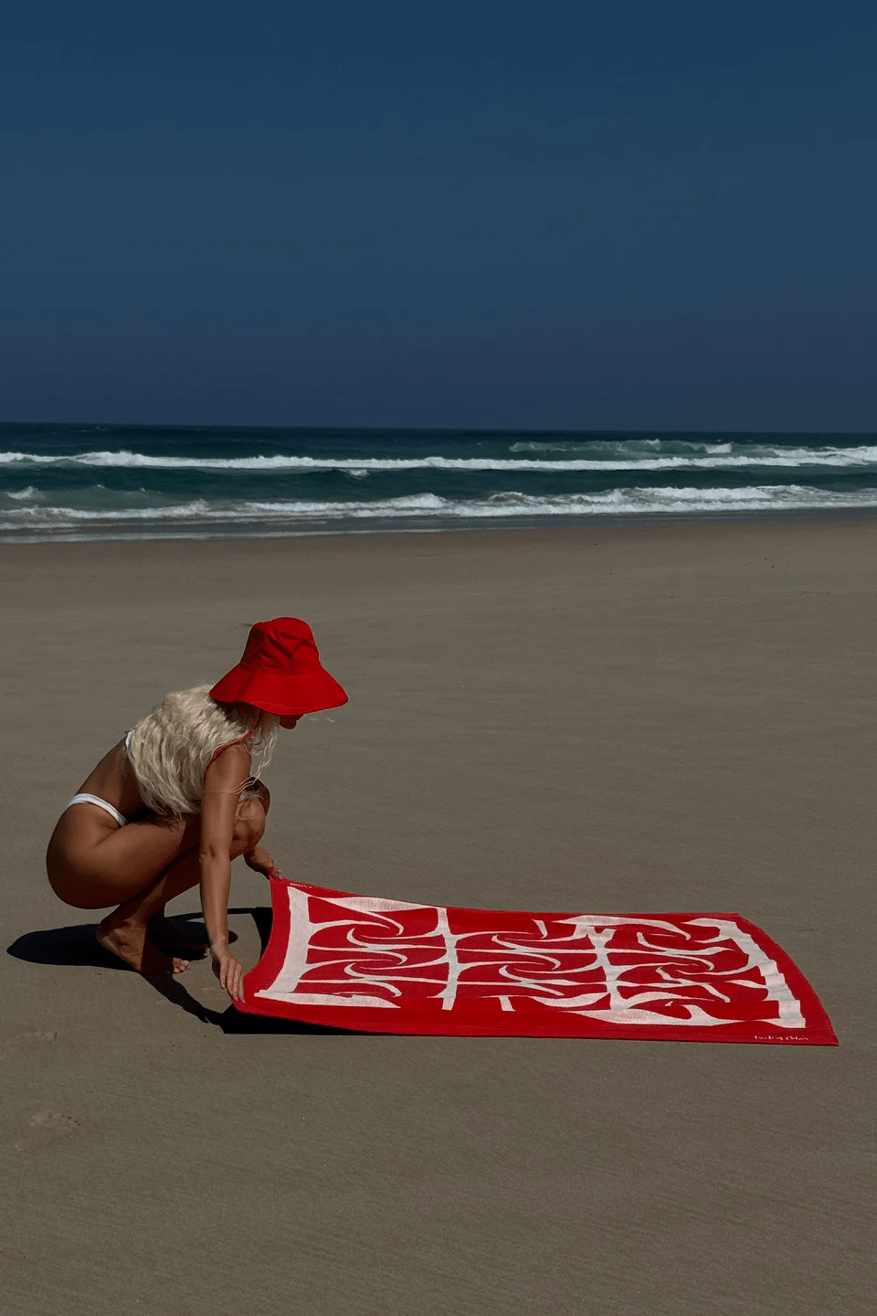Shore Thing Towel - Flame - Beach Towels - Lack Of Color