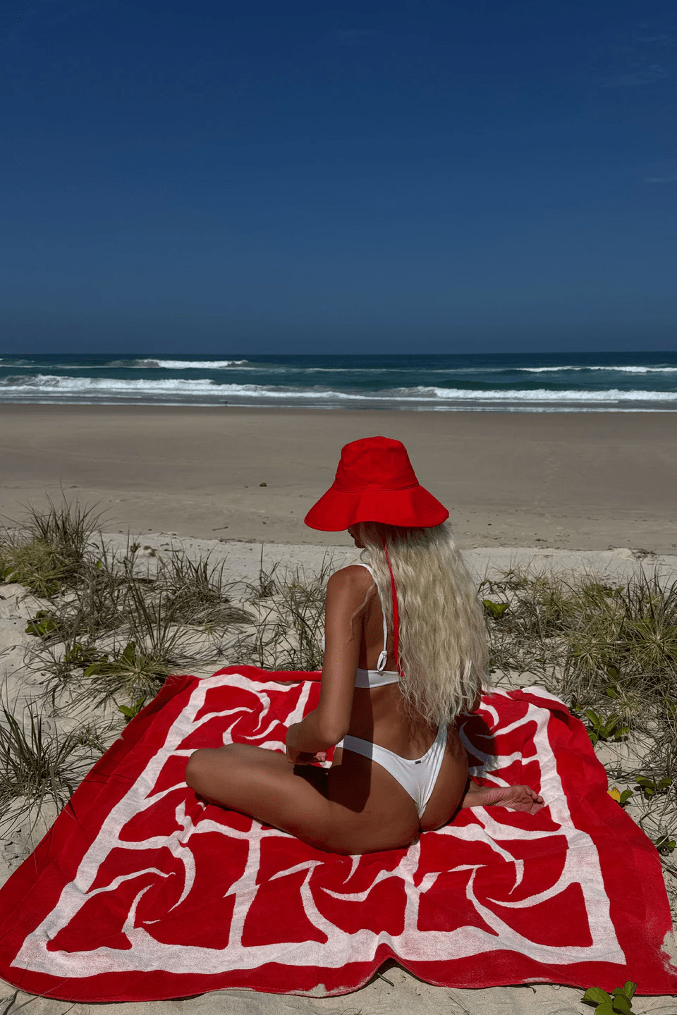 Shore Thing Towel - Flame - Beach Towels - Lack Of Color