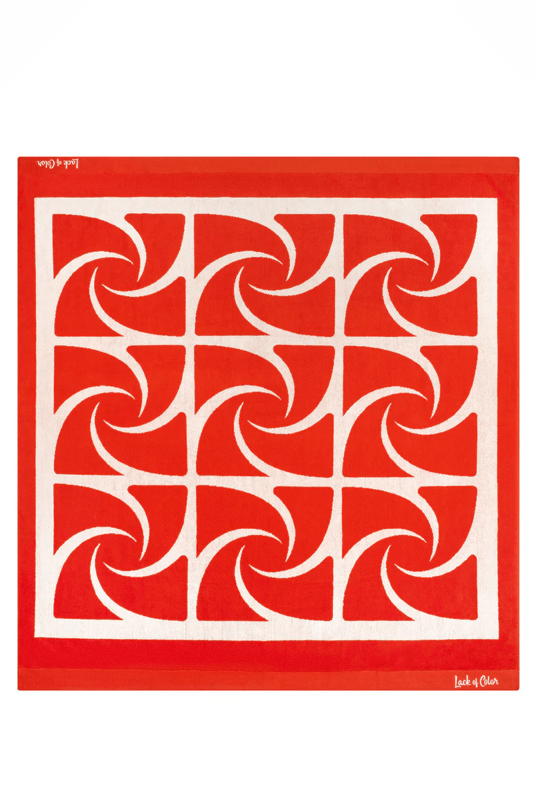 Shore Thing Towel - Flame - Beach Towels - Lack Of Color