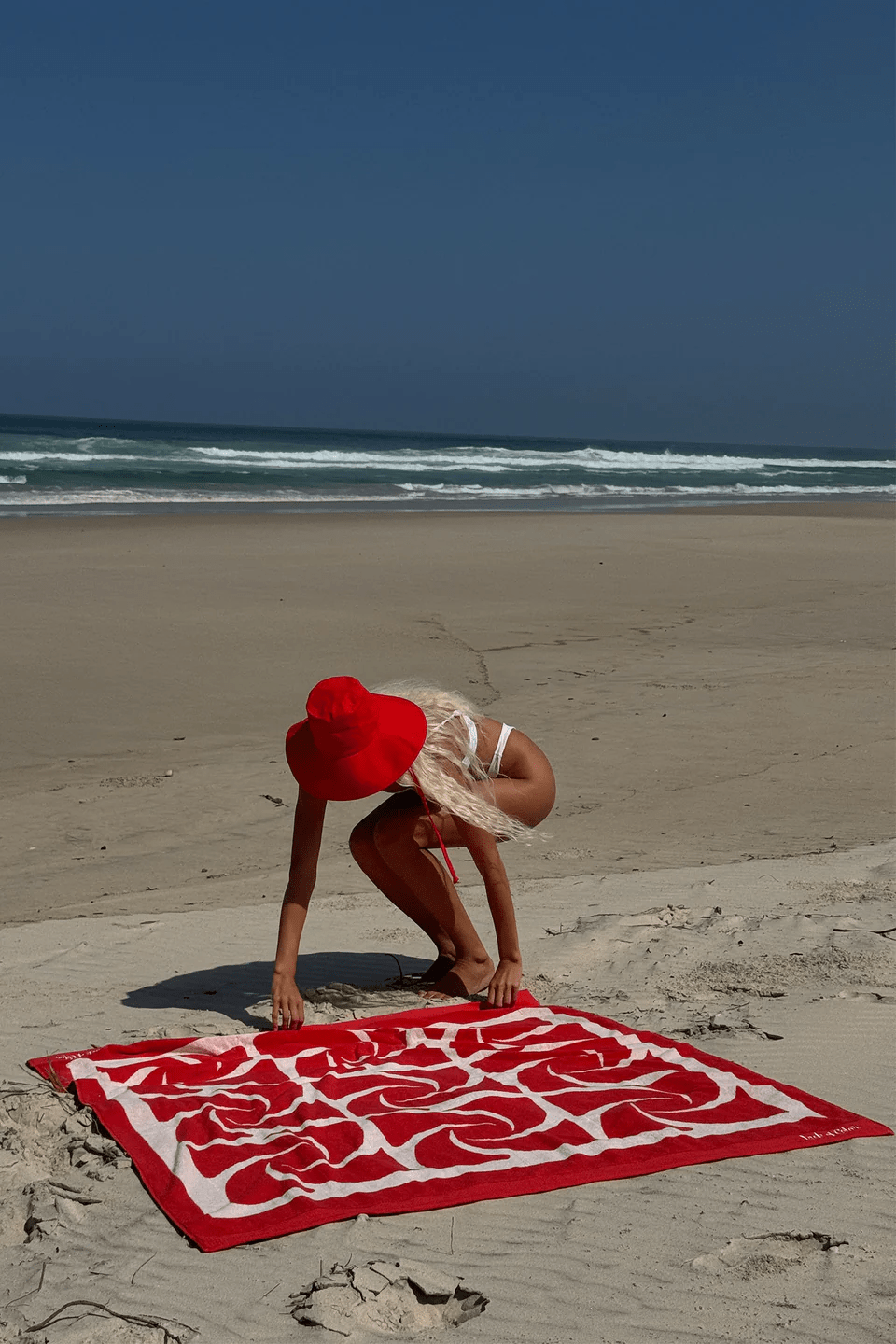 Shore Thing Towel - Flame - Beach Towels - Lack Of Color
