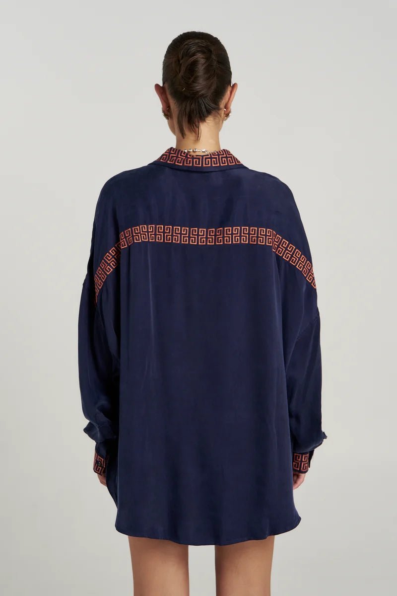Sig LS Shirt - Navy - Shirts - Summi Summi - Women's fashion at The Freedom State