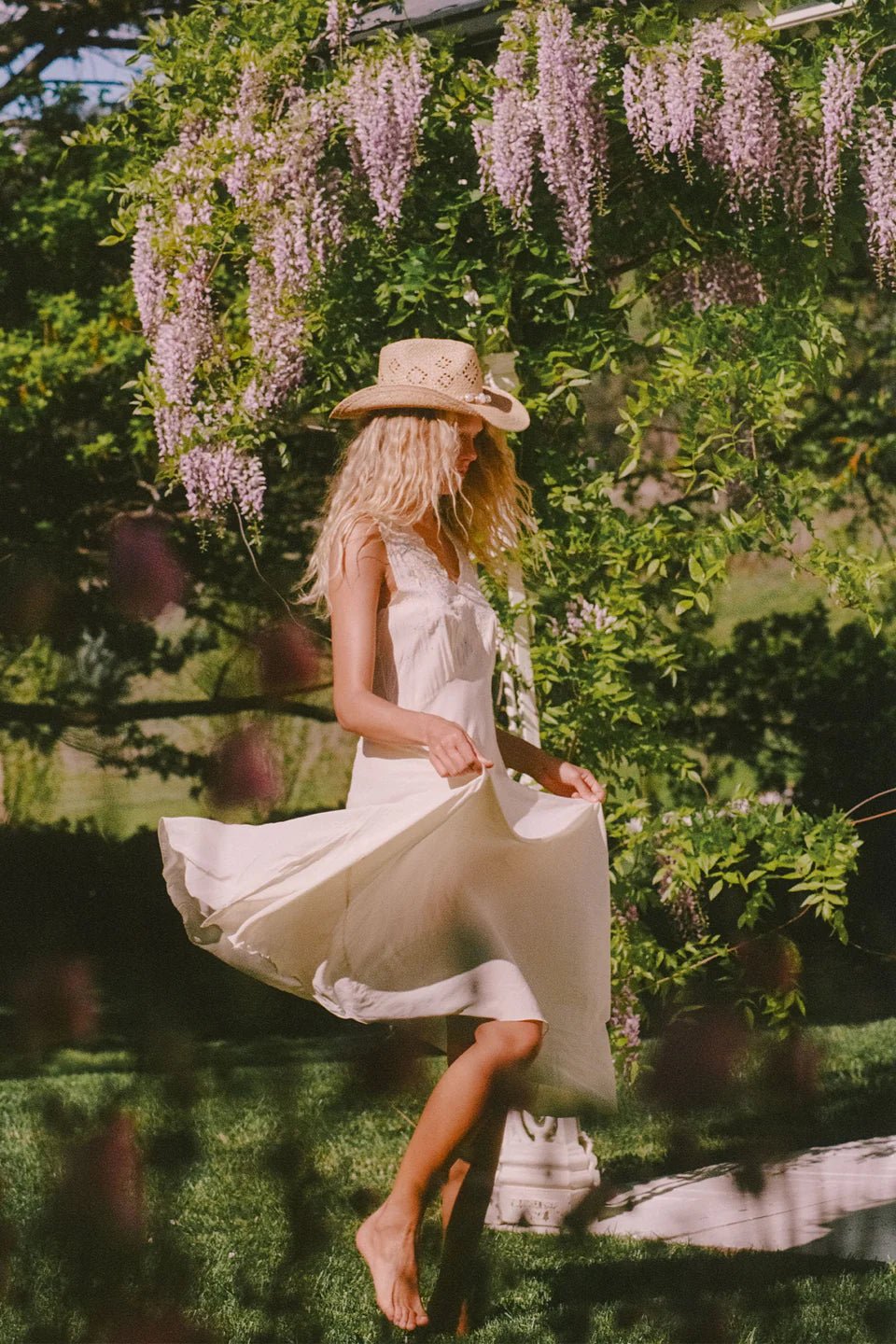 Sol Cowboy Hat - Pearl - Straw Hat - Lack Of Color - Women's fashion at The Freedom State
