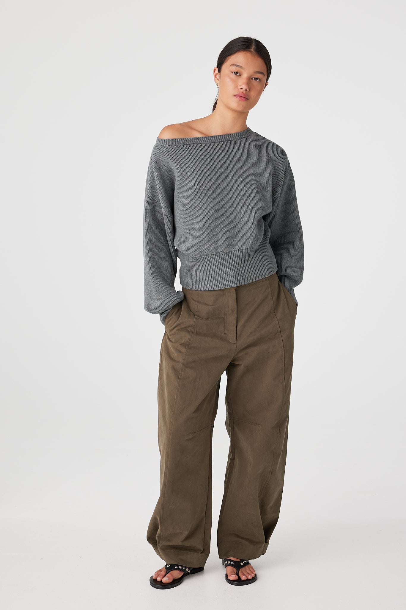 Soren Sweater - Dark Grey Marle - Knitwear - Arcaa Movement - Women's fashion at The Freedom State