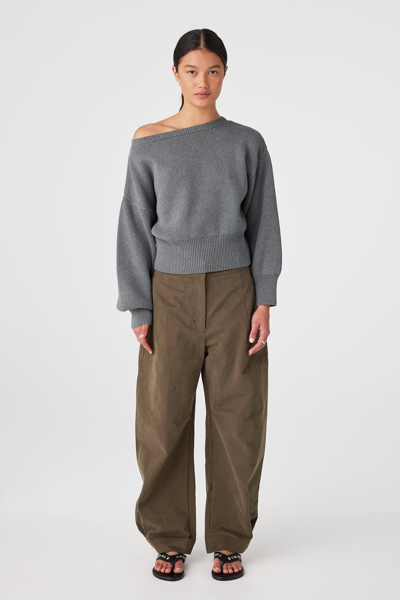 Soren Sweater - Dark Grey Marle - Knitwear - Arcaa Movement - Women's fashion at The Freedom State