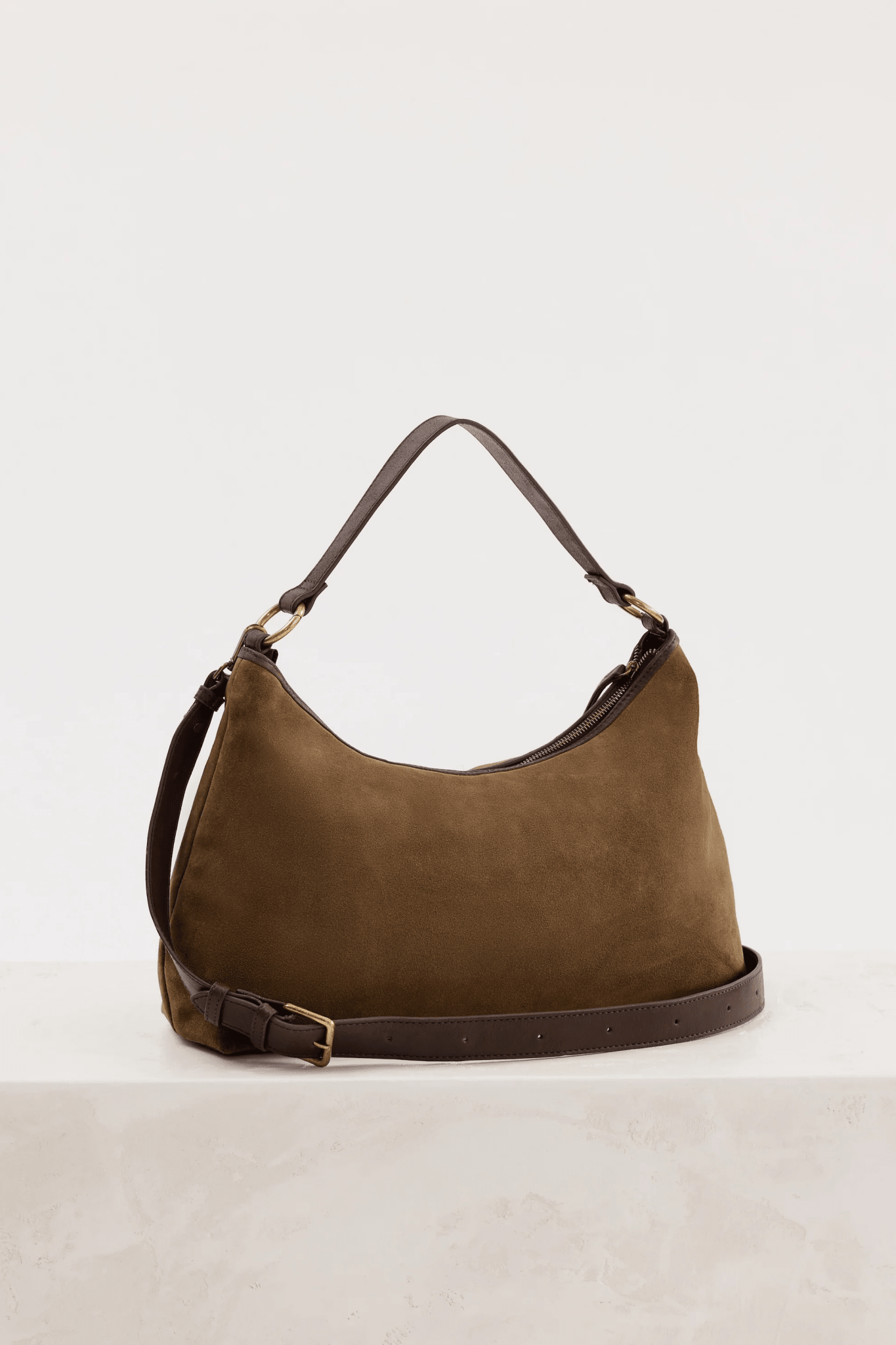 Suede Slouchy - Chestnut - Bags - Juju & Co - Women's fashion at The Freedom State