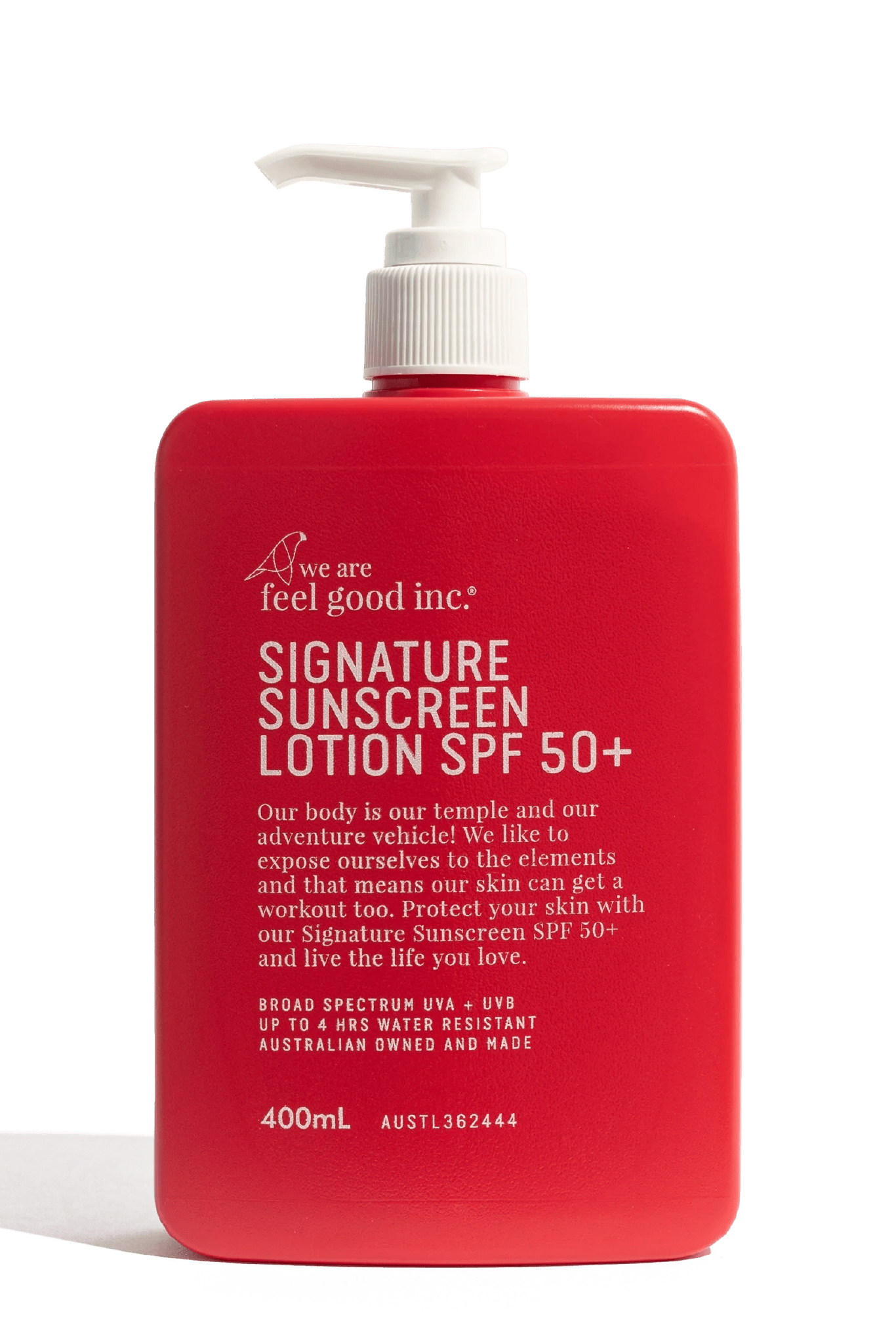 Sunscreen SPF 50+ 400ml - Signature - Sunscreen - We Are Feel Good Inc.