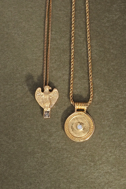 Capella Coin Necklace - Gold