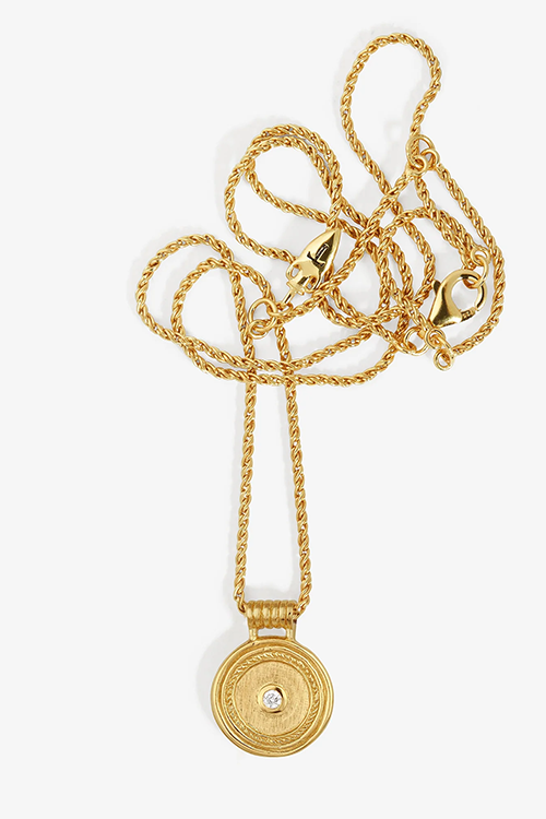 Capella Coin Necklace - Gold