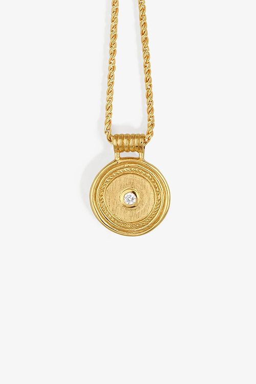 Capella Coin Necklace - Gold