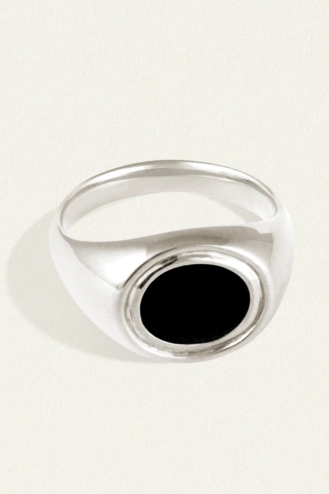 Kosmos Ring - Silver Onyx