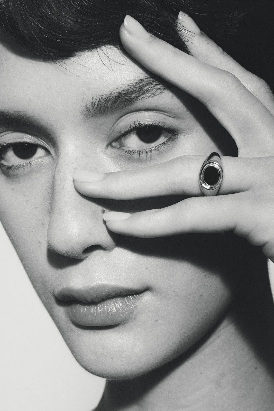 Kosmos Ring - Silver Onyx