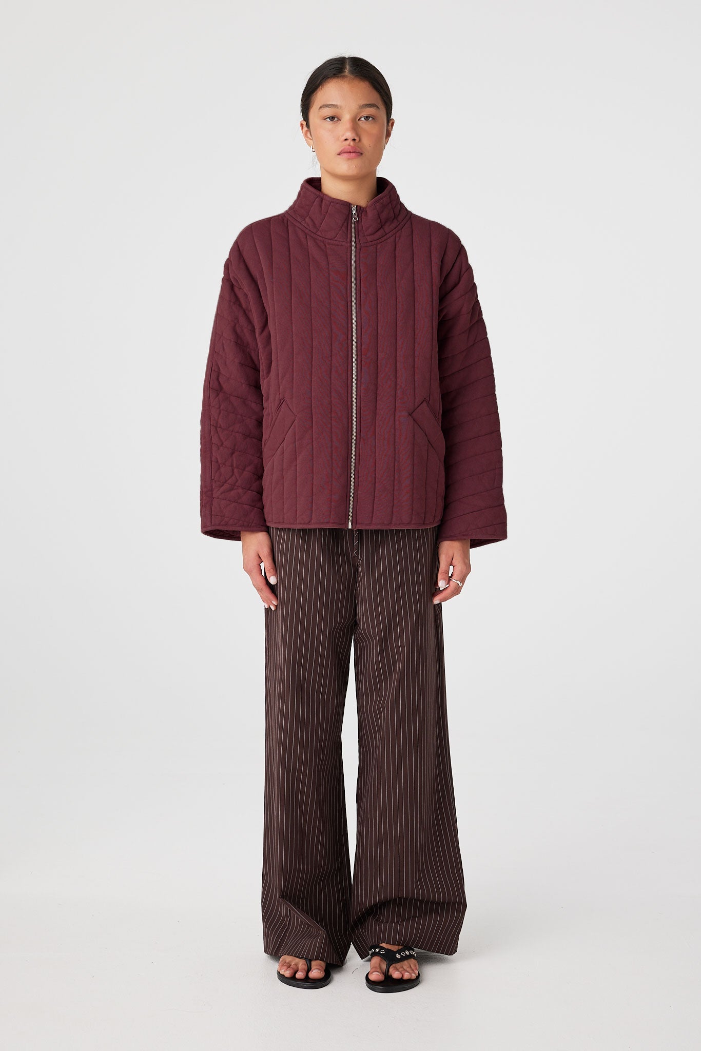 Tessa Jacket - Merlot - Jackets - Arcaa Movement - Women's fashion at The Freedom State