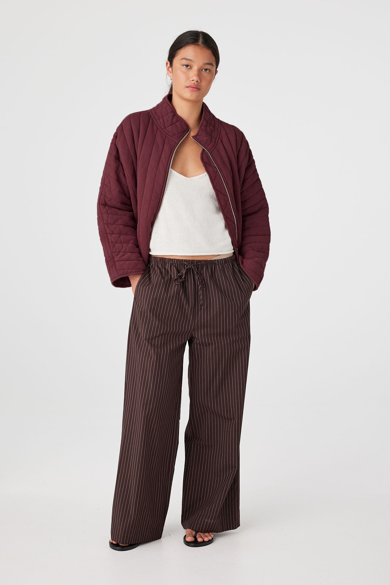 Tessa Jacket - Merlot - Jackets - Arcaa Movement - Women's fashion at The Freedom State