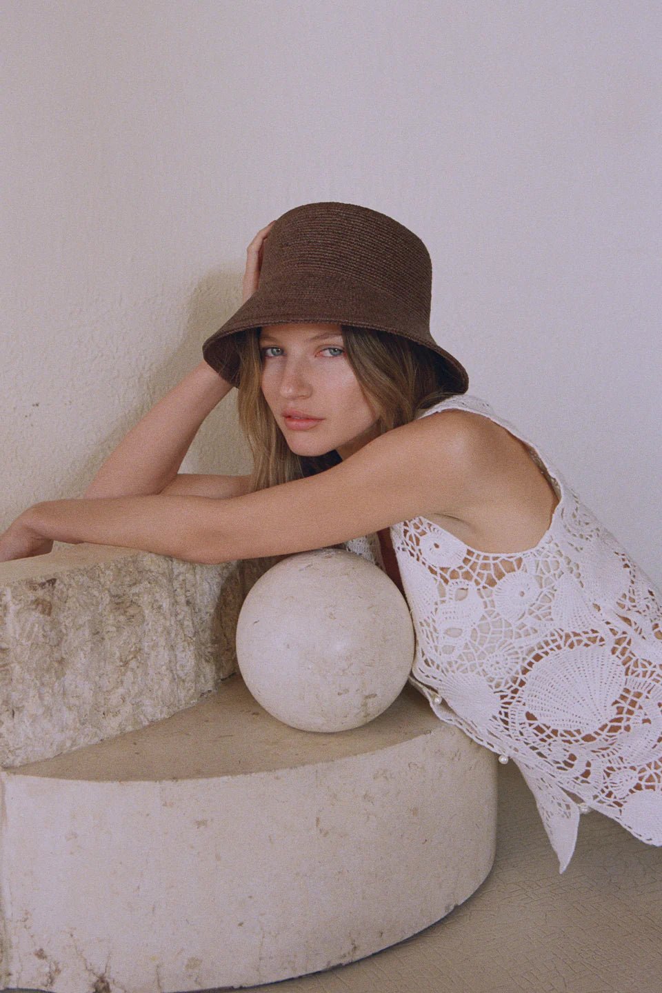 The Inca Bucket Hat - Coco - Straw Hat - Lack Of Color - Women's fashion at The Freedom State