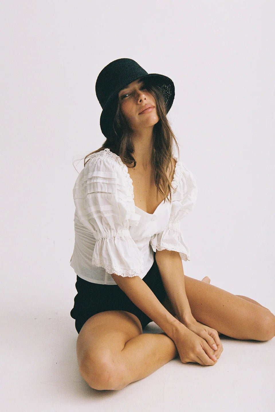 The Inca Bucket Hat - Noir - Straw Hat - Lack Of Color - Women's fashion at The Freedom State