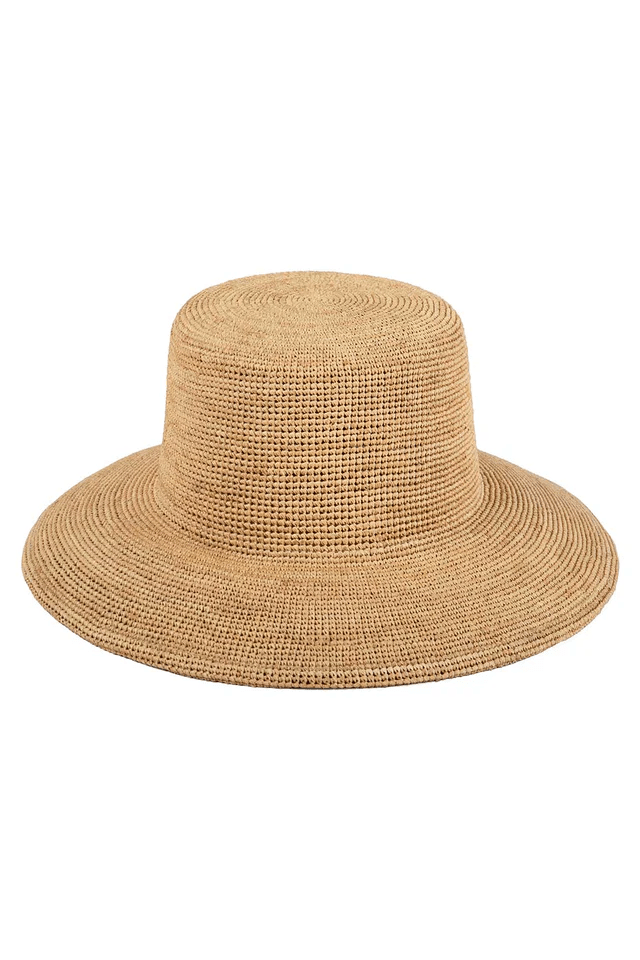 The Inca Bucket Wide Hat - Natural - Straw Hat - Lack Of Color - Women's fashion at The Freedom State