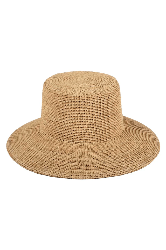 The Inca Bucket Wide Hat - Natural - Straw Hat - Lack Of Color - Women's fashion at The Freedom State