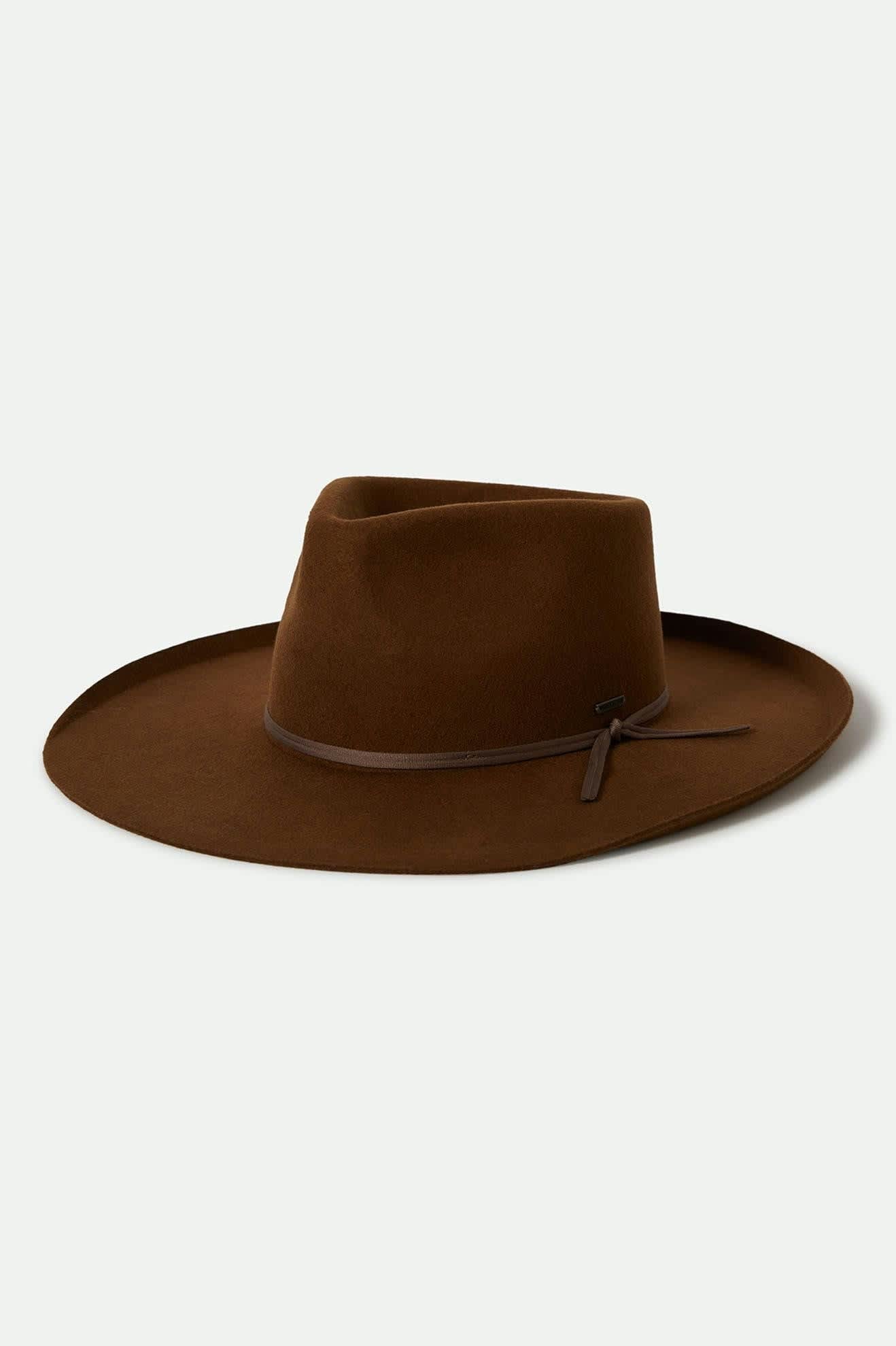 The Marlow Rancher Hat - Coffee - Wide Brim Hat - Brixton - Women's fashion at The Freedom State