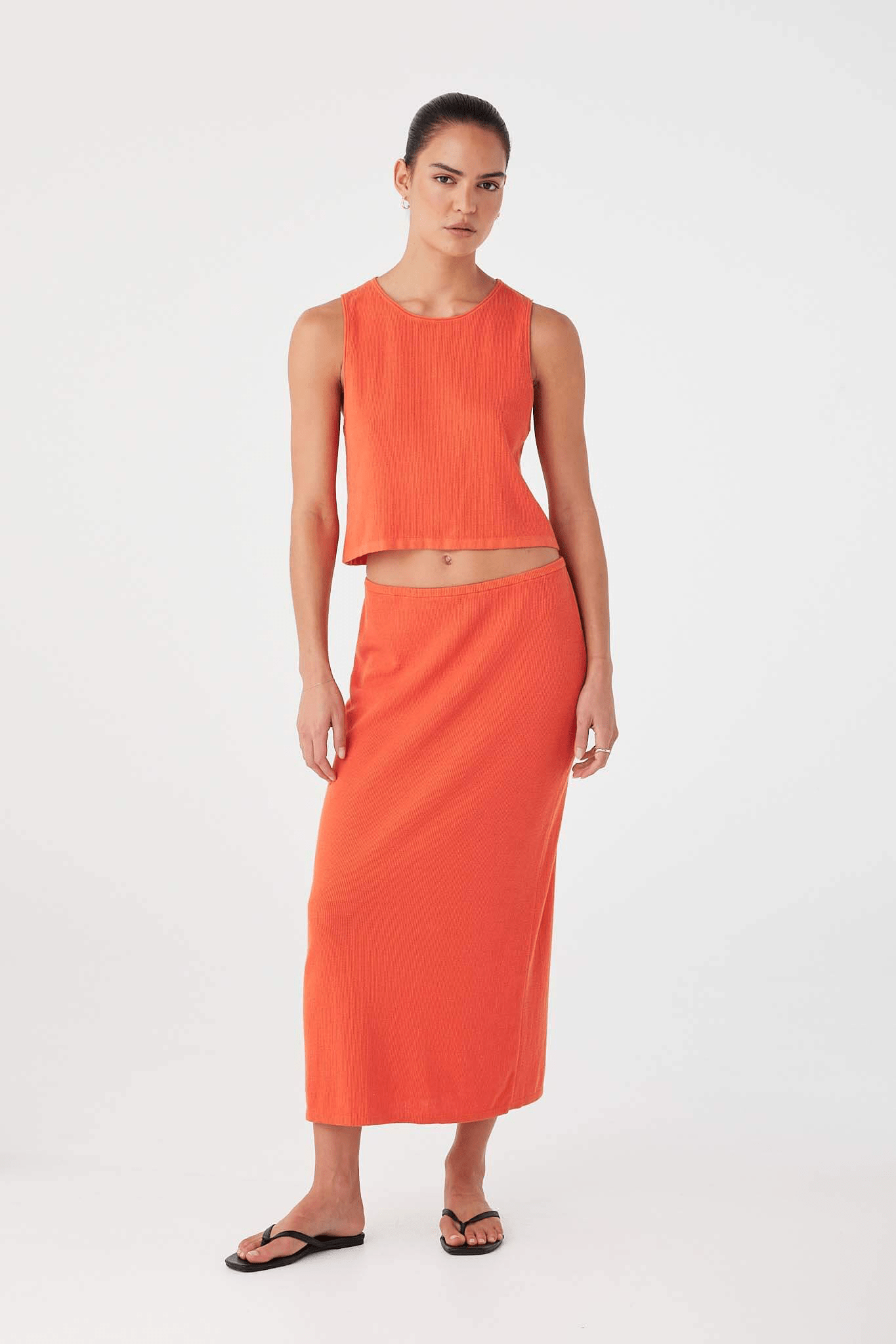 Theo Tank - Mandarin - Singlets - Arcaa Movement - Women's fashion at The Freedom State