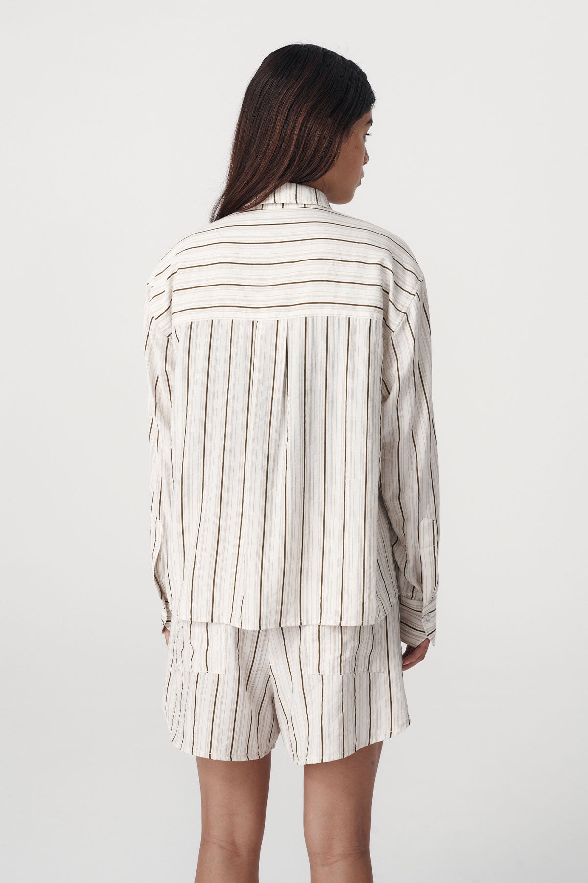 Tia Shorts - Cactus Stripe