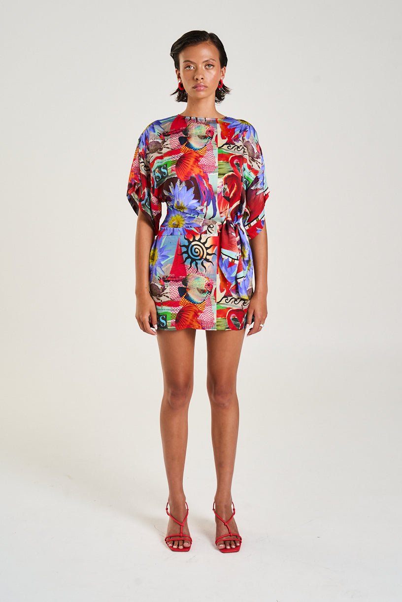 Tie Front Dress - Dazed - Mini Dresses - Summi Summi - Women's fashion at The Freedom State