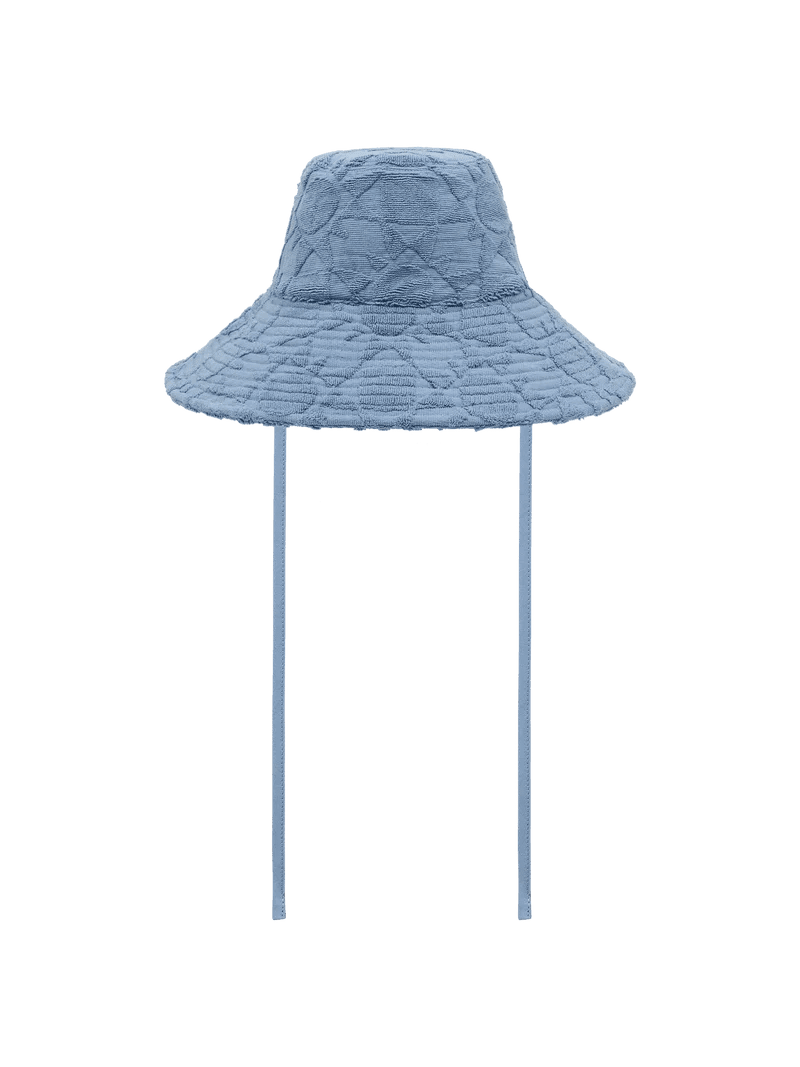 Towelling Sun Hat - Solstice Tide - Bucket Hats - Soleil Soleil - Women's fashion at The Freedom State