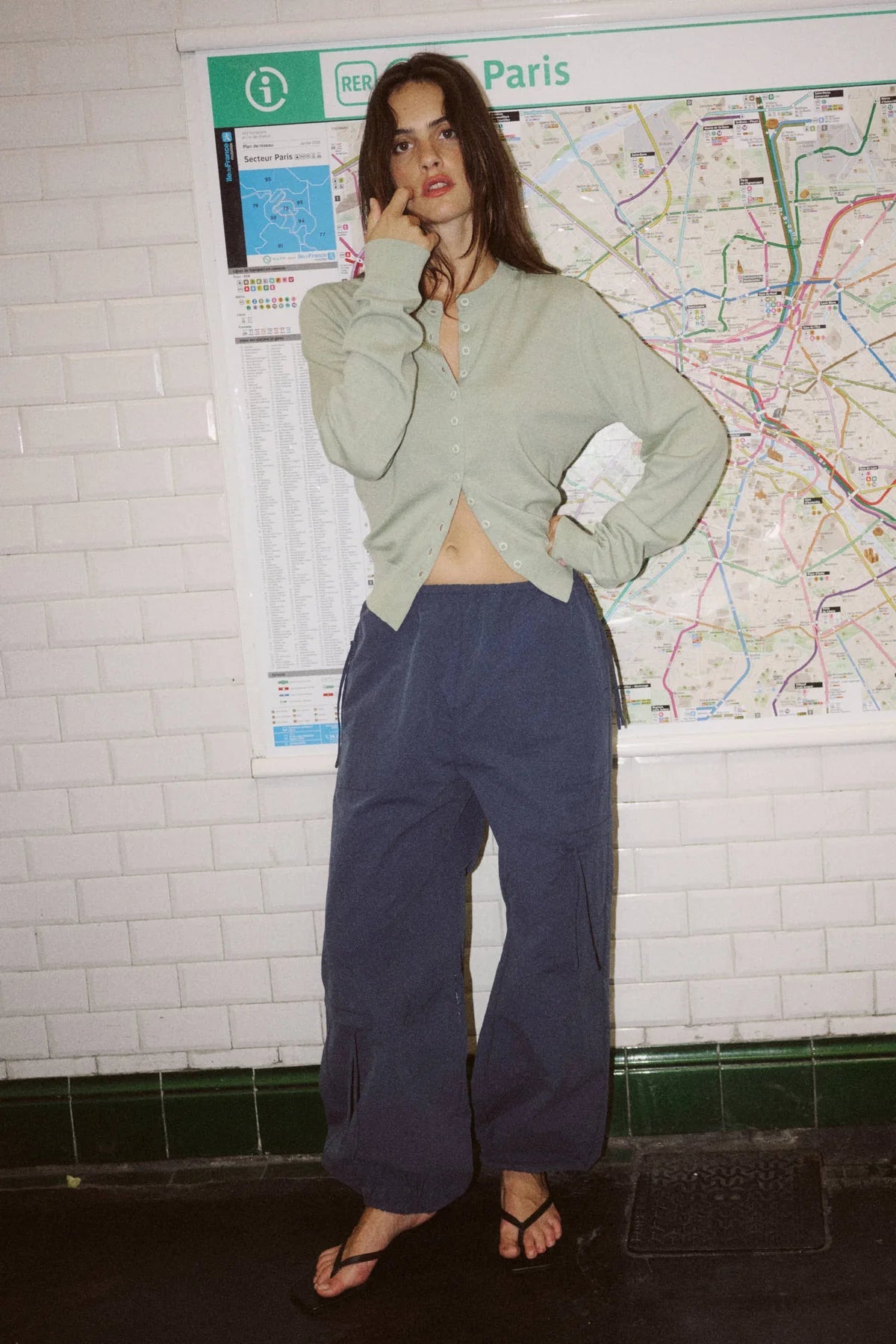Trist Balloon Pants - Navy - Pants - Rowie The Label - Women's fashion at The Freedom State