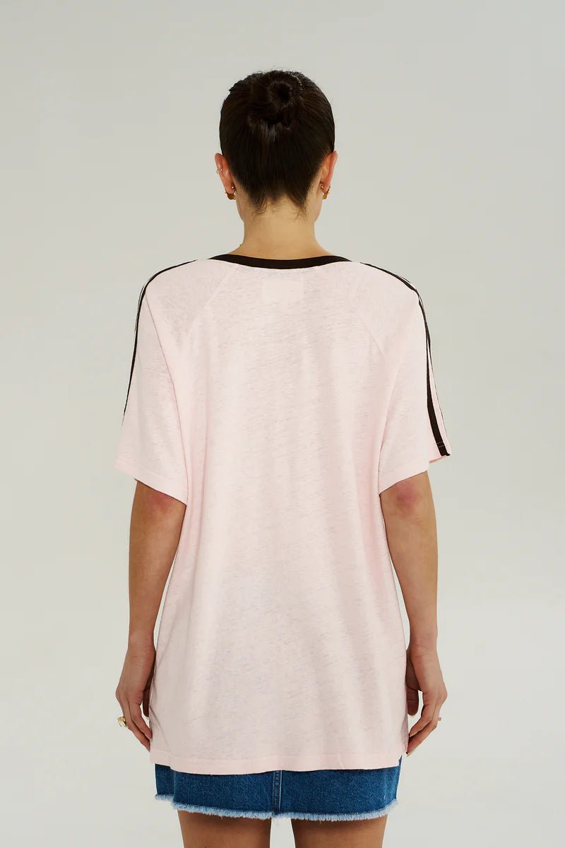 V Neck Jersey Tee - Dusty Rose - T-Shirts - Summi Summi - Women's fashion at The Freedom State