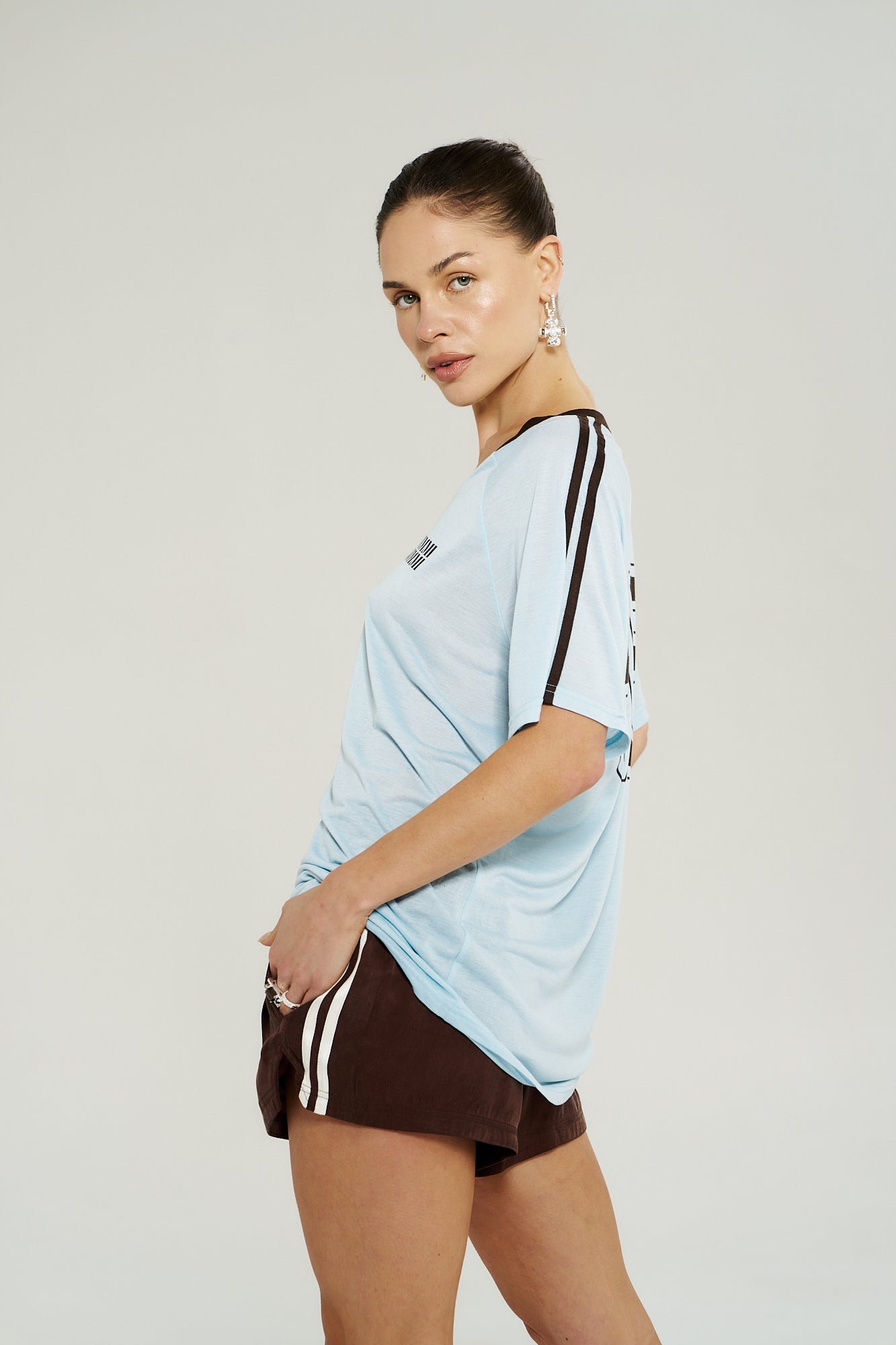 V Neck Jersey Tee - Icel - T-Shirts - Summi Summi - Women's fashion at The Freedom State