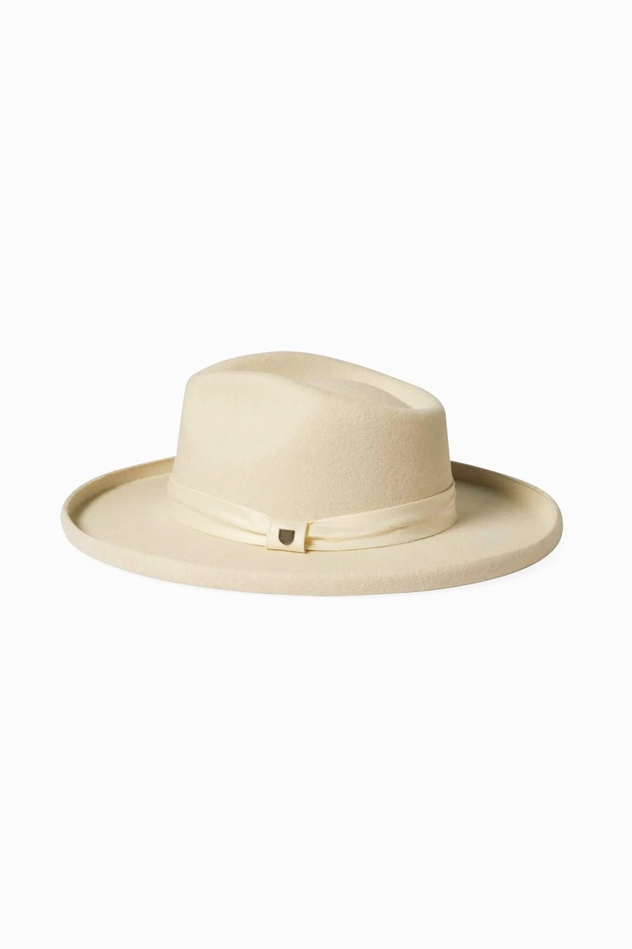 Victoria Felt Fedora - Off White - Wide Brim Hat - Brixton - Women's fashion at The Freedom State