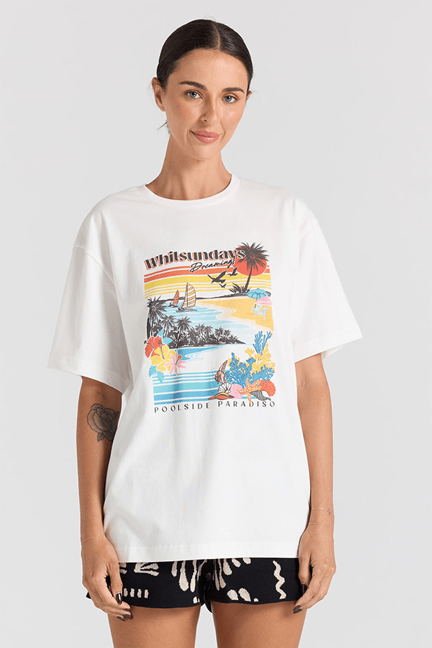 Whitsundays Tee - T-Shirts - Poolside Paradiso - Women's fashion at The Freedom State