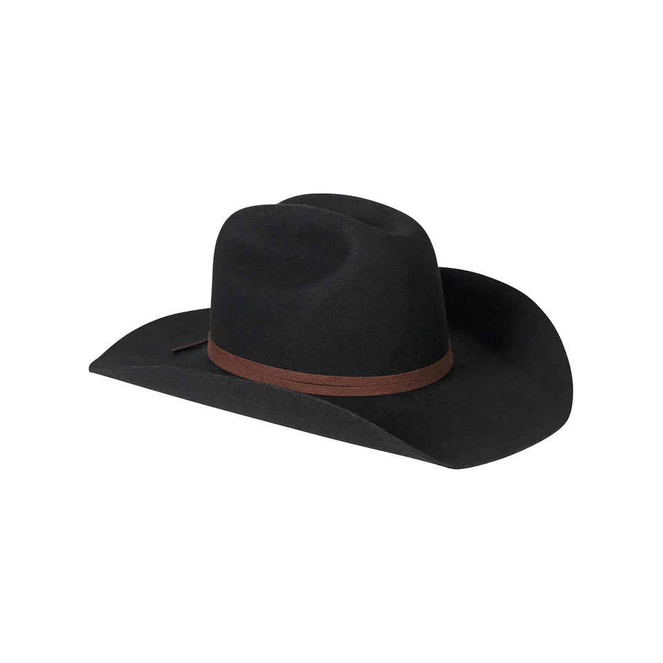 Wilder Cowboy Hat - Black - Wide Brim Hat - Lack Of Color - Women's fashion at The Freedom State