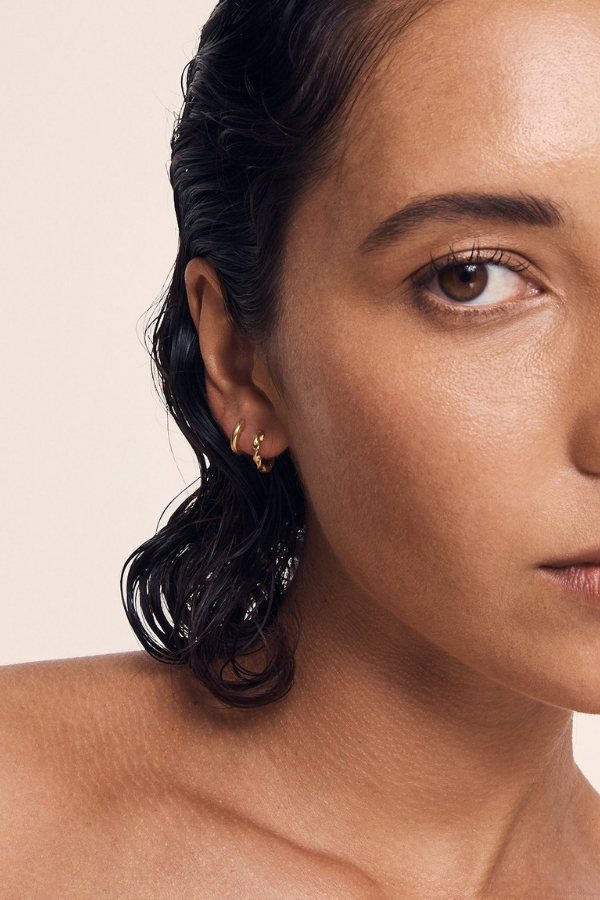 Omega Small Hoops - Gold