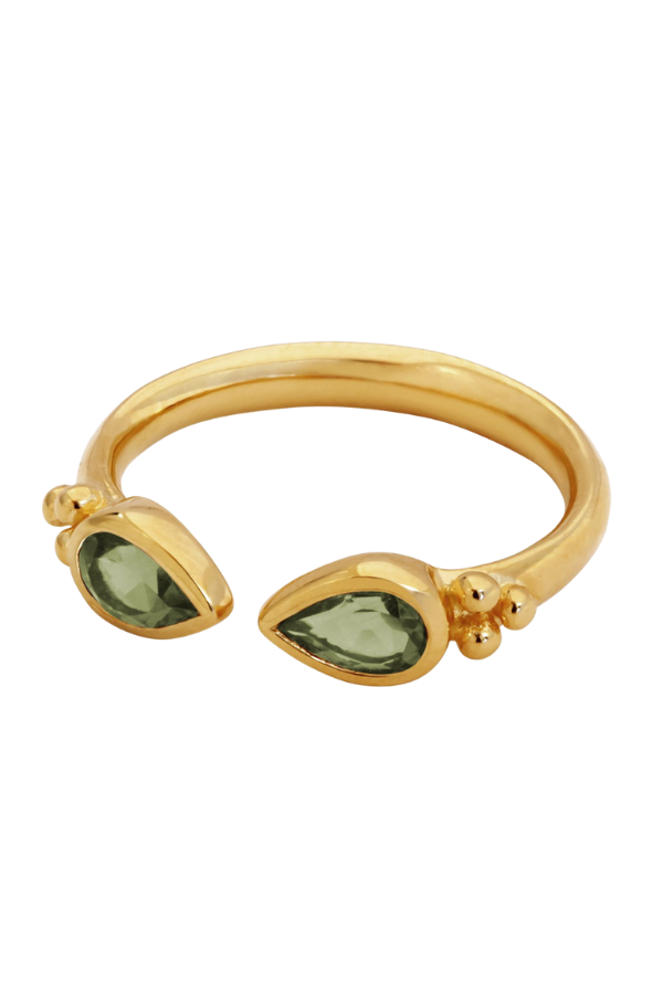 Temple Of The Sun | Sarra Ring Apatite - Gold