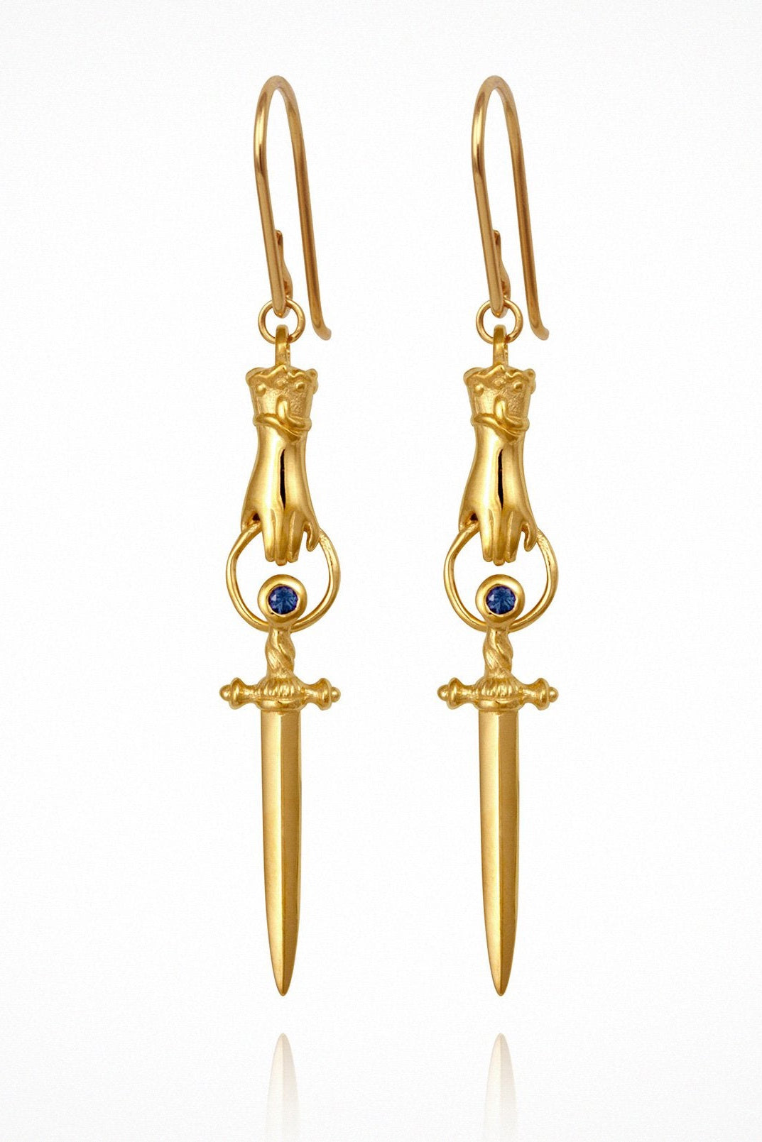 Temple Of The Sun | Alexa Earrings - Gold