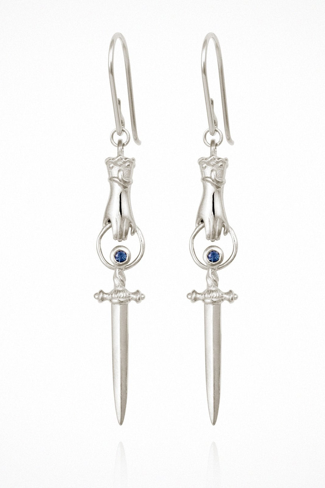 Temple Of The Sun | Alexa Earrings - Silver