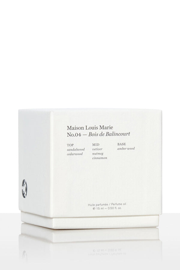 Perfume Oil - No. 04 Bois de Bailincourt