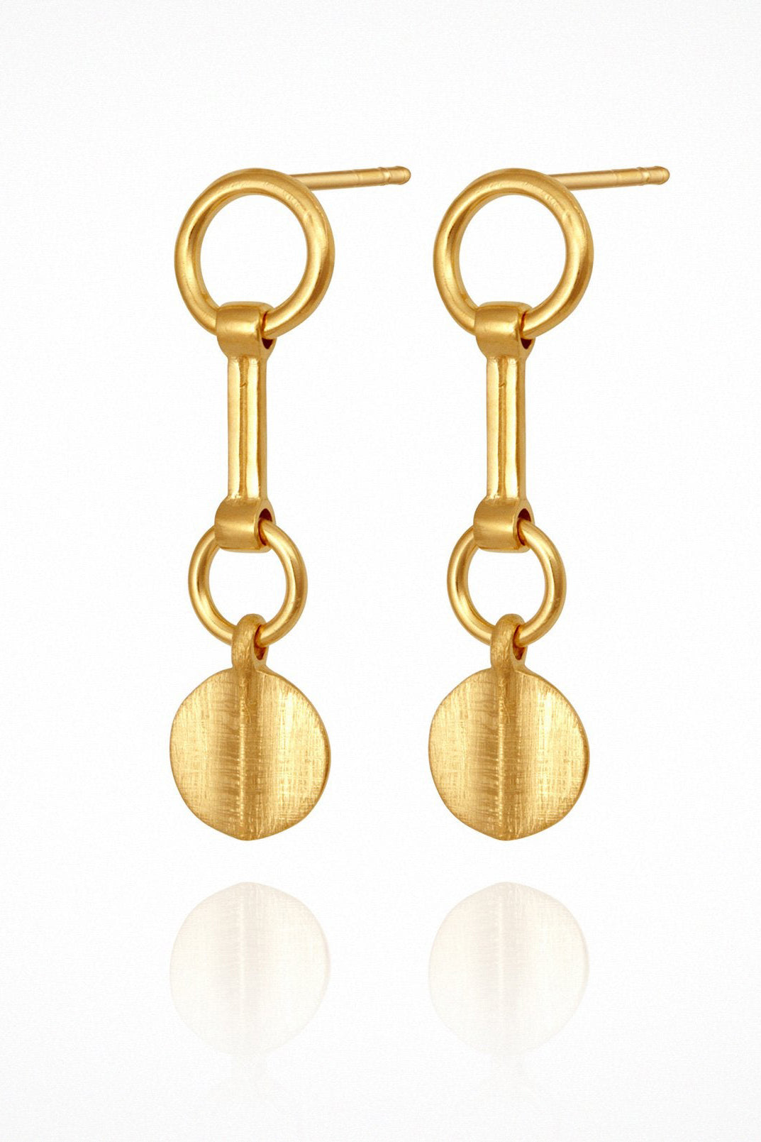Temple Of The Sun | Elio Earrings - Gold
