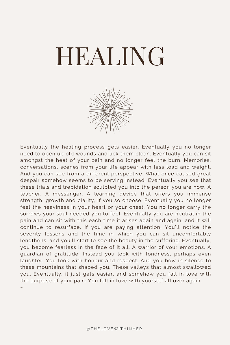 The Love Within Her | Healing