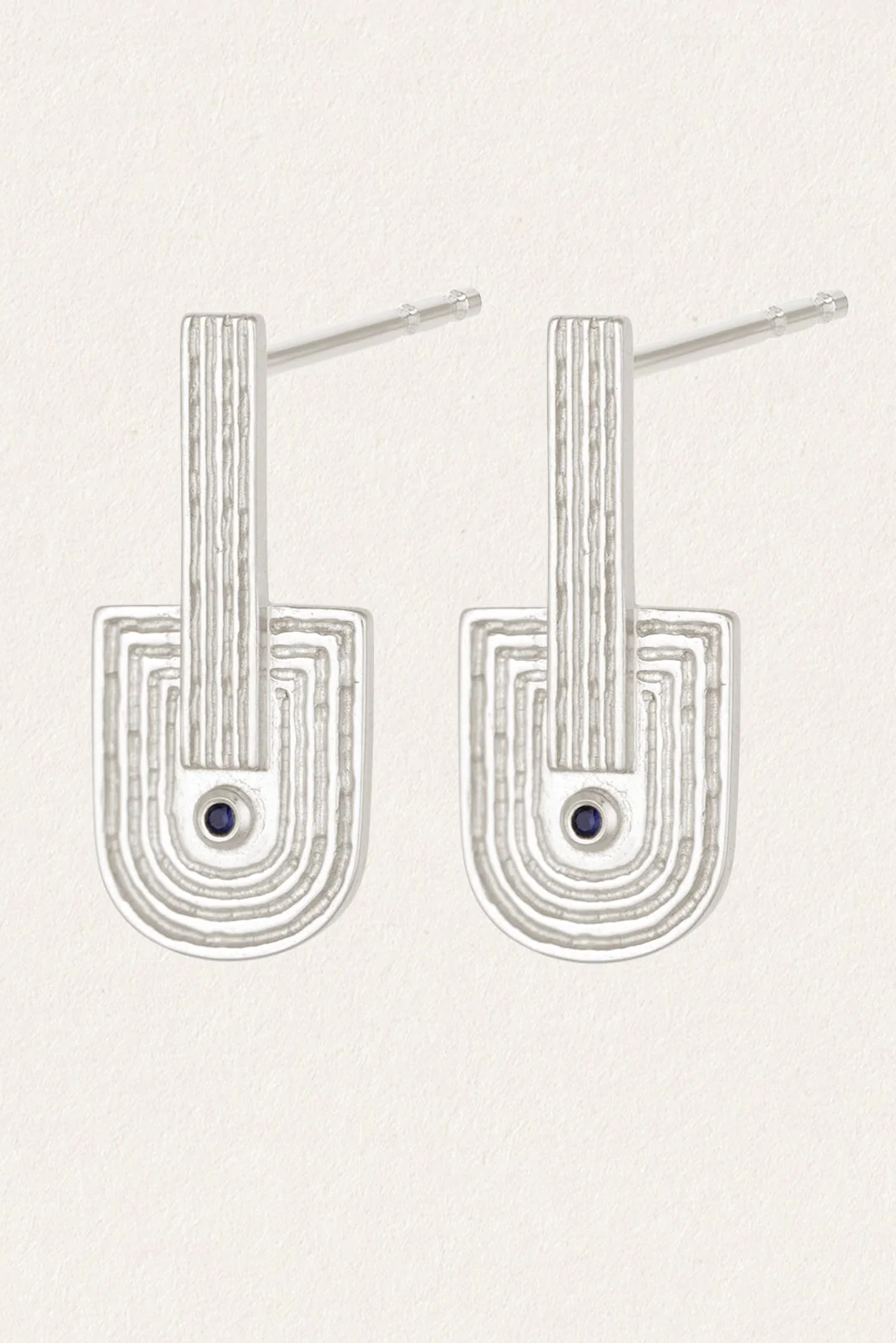 Temple Of The Sun | Messara Earrings - Silver