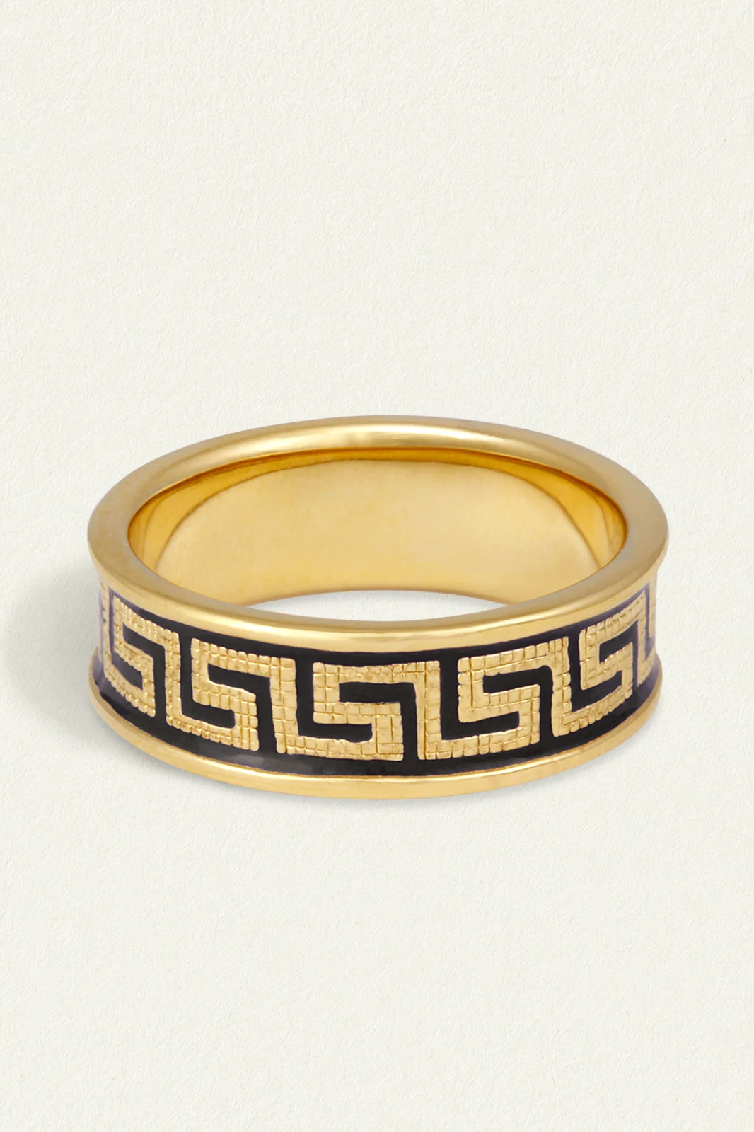 Temple Of The Sun | Meander Ring - Gold
