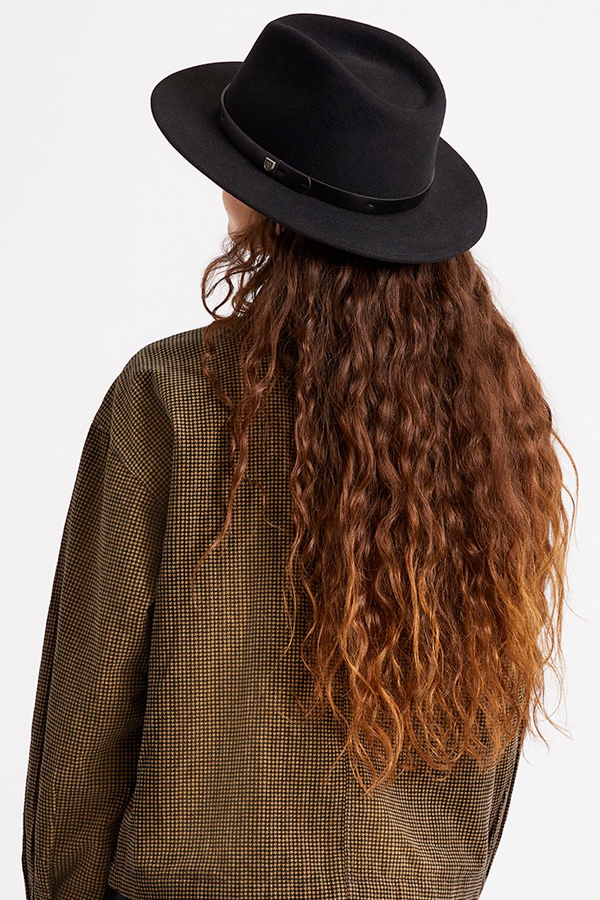 Messer Fedora - Black/Black Band