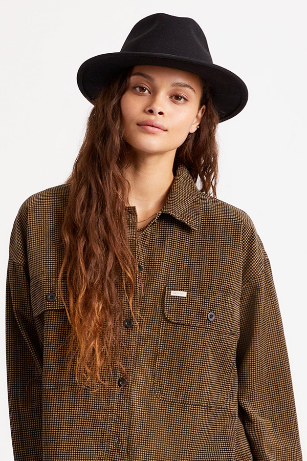 Messer Fedora - Black/Black Band